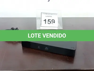 LOTE 159 - 01 DOCK STATION DELL USB TIPO C SEM FONTE.  (NO ESTADO EM QUE SE ENCONTRA. SUJEITO A AVARIAS OCULTAS/VISÍVEIS.)