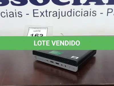 LOTE 163 - 01 HP ELITEDESK 705 G4SEM MEMORIA, SEM FONTE E SEM HD. (NO ESTADO EM QUE SE ENCONTRA. SUJEITO A AVARIAS OCULTAS/VISÍVEIS.) BD1048G