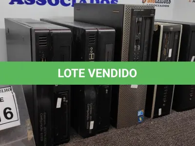 LOTE 116 - 06 CPU’S DE MARCAS E MODELOS DIVERSOS. (NO ESTADO) ATENÇÃO! FAZER A VISITAÇÃO ANTES DE ARREMATAR, NÃO SABEMOS SE FUNCIONA, LEILÃO NÃO TEM GARANTIA E NEM DEVOLUÇÃO, SUJEITO A POSSÍVEIS AVARIAS VISÍVEIS/OCULTAS E/OU AUSÊNCIA DE COMPONENTES.