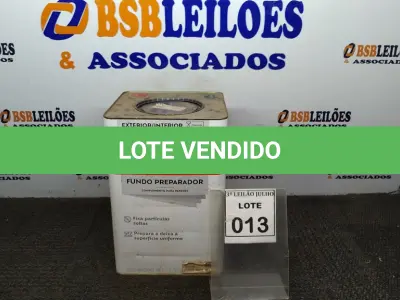 LOTE 013 - 01 LATA DE FUNDO PREPARADOR INTERIOR/EXTERIOR 18L MARCA SUVINIL. (NO ESTADO) ATENÇÃO! FAZER A VISITAÇÃO ANTES DE ARREMATAR, NÃO SABEMOS SE FUNCIONA, LEILÃO NÃO TEM GARANTIA E NEM DEVOLUÇÃO, SUJEITO A POSSÍVEIS AVARIAS VISÍVEIS/OCULTAS E/OU AUSÊNCIA DE COMPONENTES.