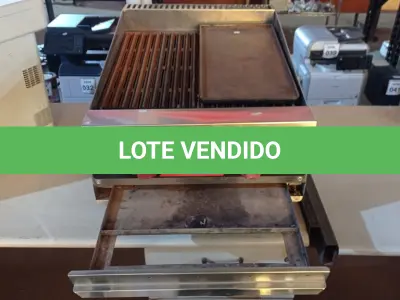 LOTE 154 - 01 CHAPA INDUSTRIAL A GÁS MARCA CROYDON. (NO ESTADO) ATENÇÃO! FAZER A VISITAÇÃO ANTES DE ARREMATAR, NÃO SABEMOS SE FUNCIONA, LEILÃO NÃO TEM GARANTIA E NEM DEVOLUÇÃO, SUJEITO A POSSÍVEIS AVARIAS VISÍVEIS/OCULTAS E/OU AUSÊNCIA DE COMPONENTES.