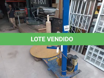 LOTE 252 - 01 EMBALADORA GIRATÓRIA. (NO ESTADO EM QUE SE ENCONTRA. SUJEITO A AVARIAS OCULTAS/VISÍVEIS.)