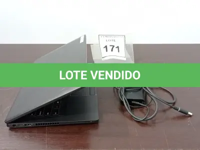 LOTE 171 - 01 DELL LAPTOP SEM HD E COM FONTE. (NO ESTADO EM QUE SE ENCONTRA. SUJEITO A AVARIAS OCULTAS/VISÍVEIS.) 619393