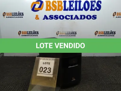LOTE 023 - 01 NOBREAK MARCA LACERDA. (NO ESTADO) ATENÇÃO! FAZER A VISITAÇÃO ANTES DE ARREMATAR, NÃO SABEMOS SE FUNCIONA, LEILÃO NÃO TEM GARANTIA E NEM DEVOLUÇÃO, SUJEITO A POSSÍVEIS AVARIAS VISÍVEIS/OCULTAS E/OU AUSÊNCIA DE COMPONENTES.