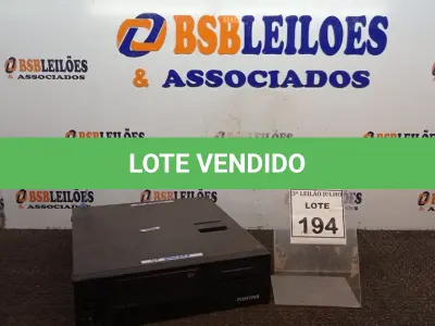 LOTE 194 - 01 CPU 4° GERAÇÃO PROCESSADOR I3 MARCA POSITIVO. (NO ESTADO) ATENÇÃO! FAZER A VISITAÇÃO ANTES DE ARREMATAR, NÃO SABEMOS SE FUNCIONA, LEILÃO NÃO TEM GARANTIA E NEM DEVOLUÇÃO, SUJEITO A POSSÍVEIS AVARIAS VISÍVEIS/OCULTAS E/OU AUSÊNCIA DE COMPONENTES.