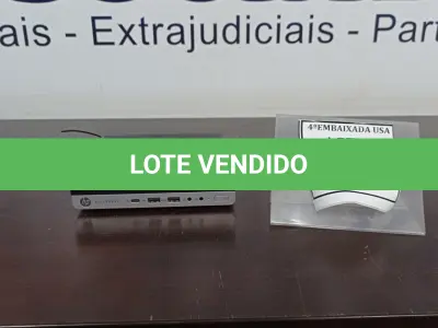 LOTE 158 - 01 HP ELITEDESK 705 G4 SEM MEMÓRIA, SEM HD E SEM FONTE. (NO ESTADO EM QUE SE ENCONTRA. SUJEITO A AVARIAS OCULTAS/VISÍVEIS.)  BD0546H