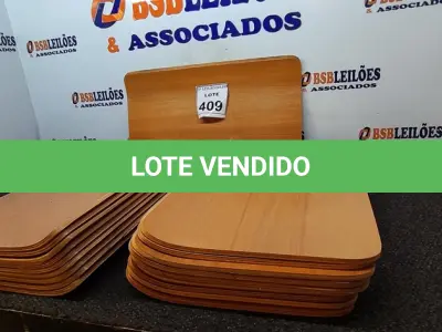 LOTE 409 - 20 PLACAS DE MADEIRAS. (NO ESTADO) ATENÇÃO! FAZER A VISITAÇÃO ANTES DE ARREMATAR, NÃO SABEMOS SE FUNCIONA, LEILÃO NÃO TEM GARANTIA E NEM DEVOLUÇÃO, SUJEITO A POSSÍVEIS AVARIAS VISÍVEIS/OCULTAS E/OU AUSÊNCIA DE COMPONENTES.