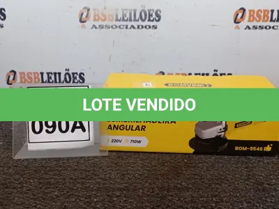 LOTE 090 - ESMERILHADEIRA ANGULAR 220V 710W  ACESSÓRIOS 1CHAVE 1PROTETOR 1MANOPLA (NO ESTADO) ATENÇÃO! FAZER A VISITAÇÃO ANTES DE ARREMATAR, NÃO SABEMOS SE FUNCIONA, LEILÃO NÃO TEM GARANTIA E NEM DEVOLUÇÃO, SUJEITO A POSSÍVEIS AVARIAS VISÍVEIS/OCULTAS E/OU AUSÊNCIA DE COMPONENTES.