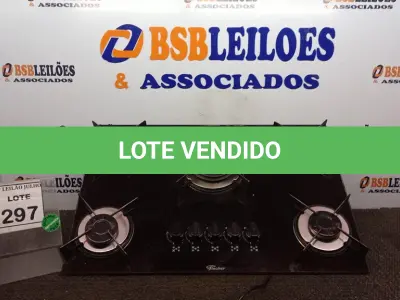 LOTE 297 - 01 COOKTOP 05 BOCAS MARCA FISCHER. (NO ESTADO) ATENÇÃO! FAZER A VISITAÇÃO ANTES DE ARREMATAR, NÃO SABEMOS SE FUNCIONA, LEILÃO NÃO TEM GARANTIA E NEM DEVOLUÇÃO, SUJEITO A POSSÍVEIS AVARIAS VISÍVEIS/OCULTAS E/OU AUSÊNCIA DE COMPONENTES.