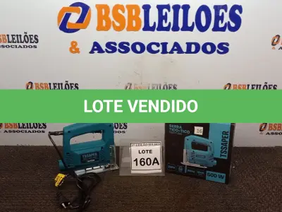 LOTE 160 - SERRA TICO TICO TSSAPER 500W 220V COM SERRA RPM 3000 60HZ (NO ESTADO) ATENÇÃO! FAZER A VISITAÇÃO ANTES DE ARREMATAR, NÃO SABEMOS SE FUNCIONA, LEILÃO NÃO TEM GARANTIA E NEM DEVOLUÇÃO, SUJEITO A POSSÍVEIS AVARIAS VISÍVEIS/OCULTAS E/OU AUSÊNCIA DE COMPONENTES.