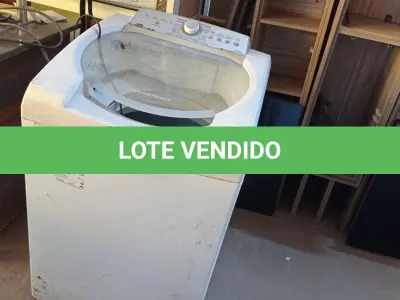 LOTE 497 - 01 MÁQUINA DE LAVAR 11KG 220V BRASTEMP. (NO ESTADO) ATENÇÃO! FAZER A VISITAÇÃO ANTES DE ARREMATAR, NÃO SABEMOS SE FUNCIONA, LEILÃO NÃO TEM GARANTIA E NEM DEVOLUÇÃO, SUJEITO A POSSÍVEIS AVARIAS VISÍVEIS/OCULTAS E/OU AUSÊNCIA DE COMPONENTES.