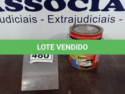 LOTE 521 - 01 LATA DE ESMALTE SINTÉTICO COM 3,6L NA COR BRILHANTE VERDE PRIMAVERA MARCA GLASURIT. (NO ESTADO) ATENÇÃO! FAZER A VISITAÇÃO ANTES DE ARREMATAR, NÃO SABEMOS SE FUNCIONA, LEILÃO NÃO TEM GARANTIA E NEM DEVOLUÇÃO, SUJEITO A POSSÍVEIS AVARIAS VISÍVEIS/OCULTAS E/OU AUSÊNCIA DE COMPONENTES.