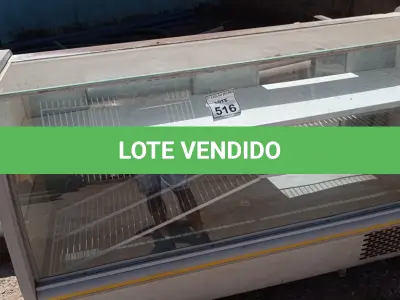 LOTE 516 - 01 BALCÃO REFRIGERADOR. (NO ESTADO) ATENÇÃO! FAZER A VISITAÇÃO ANTES DE ARREMATAR, NÃO SABEMOS SE FUNCIONA, LEILÃO NÃO TEM GARANTIA E NEM DEVOLUÇÃO, SUJEITO A POSSÍVEIS AVARIAS VISÍVEIS/OCULTAS E/OU AUSÊNCIA DE COMPONENTES.