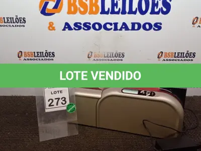 LOTE 273 - 01 IMPRESSORA DE CRACHÁ. (NO ESTADO) ATENÇÃO! FAZER A VISITAÇÃO ANTES DE ARREMATAR, NÃO SABEMOS SE FUNCIONA, LEILÃO NÃO TEM GARANTIA E NEM DEVOLUÇÃO, SUJEITO A POSSÍVEIS AVARIAS VISÍVEIS/OCULTAS E/OU AUSÊNCIA DE COMPONENTES.