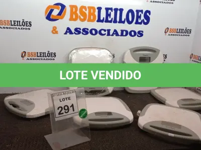 LOTE 291 - 06 BALANÇAS CORPORAIS MARCA PLENA. (NO ESTADO) ATENÇÃO! FAZER A VISITAÇÃO ANTES DE ARREMATAR, NÃO SABEMOS SE FUNCIONA, LEILÃO NÃO TEM GARANTIA E NEM DEVOLUÇÃO, SUJEITO A POSSÍVEIS AVARIAS VISÍVEIS/OCULTAS E/OU AUSÊNCIA DE COMPONENTES.