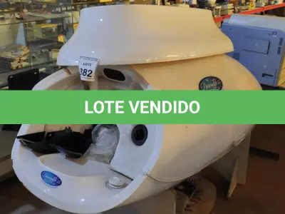 LOTE 382 - 01 MÁQUINA DE BRONZEAMENTO ARTIFICIAL DERMA LIFE 5.5. (NO ESTADO) ATENÇÃO! FAZER A VISITAÇÃO ANTES DE ARREMATAR, NÃO SABEMOS SE FUNCIONA. LEILÃO NÃO TEM GARANTIA E NEM DEVOLUÇÃO, SUJEITO A POSSÍVEIS AVARIAS VISÍVEIS/OCULTAS E/OU AUSÊNCIA DE COMPONENTES.