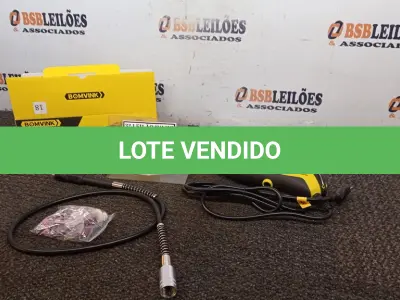 LOTE 180 - KIT RETÍFICA ELÉTRICA 220V 44 PEÇAS (NO ESTADO) ATENÇÃO! FAZER A VISITAÇÃO ANTES DE ARREMATAR, NÃO SABEMOS SE FUNCIONA, LEILÃO NÃO TEM GARANTIA E NEM DEVOLUÇÃO, SUJEITO A POSSÍVEIS AVARIAS VISÍVEIS/OCULTAS E/OU AUSÊNCIA DE COMPONENTES.