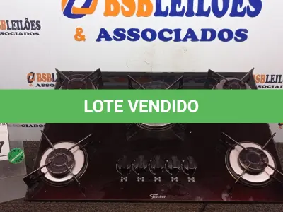 LOTE 297 - 01 COOKTOP 05 BOCAS MARCA FISCHER. (NO ESTADO) ATENÇÃO! FAZER A VISITAÇÃO ANTES DE ARREMATAR, NÃO SABEMOS SE FUNCIONA, LEILÃO NÃO TEM GARANTIA E NEM DEVOLUÇÃO, SUJEITO A POSSÍVEIS AVARIAS VISÍVEIS/OCULTAS E/OU AUSÊNCIA DE COMPONENTES.