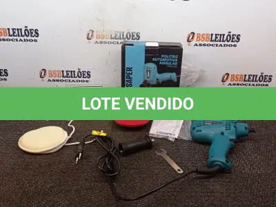 LOTE 060 - POLITRIZ AUTOMOTIVA ANGULAR  700W 6VELOCIDADES 600-4000RPM 220V COM PUNHO, CHAVE, DISCO E BOINA DE LÃ (NO ESTADO) ATENÇÃO! FAZER A VISITAÇÃO ANTES DE ARREMATAR, NÃO SABEMOS SE FUNCIONA, LEILÃO NÃO TEM GARANTIA E NEM DEVOLUÇÃO, SUJEITO A POSSÍVEIS AVARIAS VISÍVEIS/OCULTAS E/OU AUSÊNCIA DE COMPONENTES.