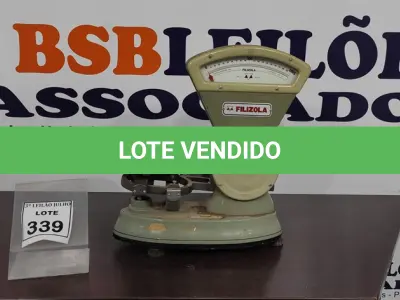 LOTE 339 - 01 BALANÇA FILIZOLA. (NO ESTADO) ATENÇÃO! FAZER A VISITAÇÃO ANTES DE ARREMATAR, NÃO SABEMOS SE FUNCIONA, LEILÃO NÃO TEM GARANTIA E NEM DEVOLUÇÃO, SUJEITO A POSSÍVEIS AVARIAS VISÍVEIS/OCULTAS E/OU AUSÊNCIA DE COMPONENTES.