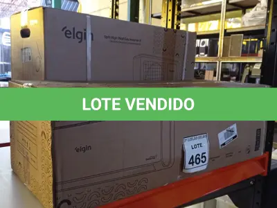 LOTE 465 - 01 AR CONDICIONADO 12000BTUS MARCA ELGIN. (LACRADO) (NO ESTADO) ATENÇÃO! FAZER A VISITAÇÃO ANTES DE ARREMATAR, NÃO SABEMOS SE FUNCIONA, LEILÃO NÃO TEM GARANTIA E NEM DEVOLUÇÃO, SUJEITO A POSSÍVEIS AVARIAS VISÍVEIS/OCULTAS E/OU AUSÊNCIA DE COMPONENTES.