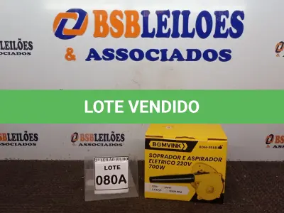LOTE 080 - SOPRADOR  E ASPIRADOR ELÉTRICO 220V 700W 13600RPM (NO ESTADO) ATENÇÃO! FAZER A VISITAÇÃO ANTES DE ARREMATAR, NÃO SABEMOS SE FUNCIONA, LEILÃO NÃO TEM GARANTIA E NEM DEVOLUÇÃO, SUJEITO A POSSÍVEIS AVARIAS VISÍVEIS/OCULTAS E/OU AUSÊNCIA DE COMPONENTES.