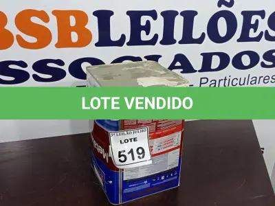LOTE 519 - 01 LATA DE TINTA ACRÍLICA METALATEX SHERWIN-WILLIAMS 16L NA COR PALHA. (NO ESTADO) ATENÇÃO! FAZER A VISITAÇÃO ANTES DE ARREMATAR, NÃO SABEMOS SE FUNCIONA, LEILÃO NÃO TEM GARANTIA E NEM DEVOLUÇÃO, SUJEITO A POSSÍVEIS AVARIAS VISÍVEIS/OCULTAS E/OU AUSÊNCIA DE COMPONENTES.
