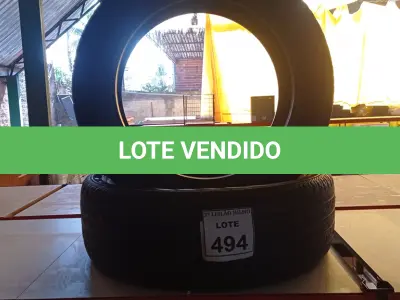 LOTE 494 - 02 PNEUS P215 155 R18 94H. (NO ESTADO) ATENÇÃO! FAZER A VISITAÇÃO ANTES DE ARREMATAR, NÃO SABEMOS SE FUNCIONA, LEILÃO NÃO TEM GARANTIA E NEM DEVOLUÇÃO, SUJEITO A POSSÍVEIS AVARIAS VISÍVEIS/OCULTAS E/OU AUSÊNCIA DE COMPONENTES.