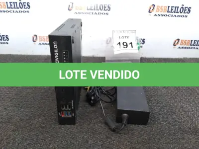 LOTE 191 - 01 MINI SERVIDOR COM PROCESSADOR 13 4G COM CARREGADOR MARCA AVIGILON. (NO ESTADO) ATENÇÃO! FAZER A VISITAÇÃO ANTES DE ARREMATAR, NÃO SABEMOS SE FUNCIONA, LEILÃO NÃO TEM GARANTIA E NEM DEVOLUÇÃO, SUJEITO A POSSÍVEIS AVARIAS VISÍVEIS/OCULTAS E/OU AUSÊNCIA DE COMPONENTES.