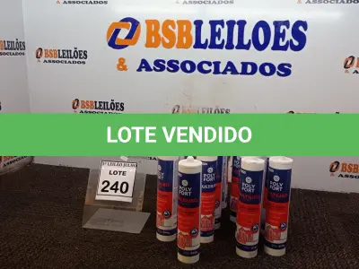 LOTE 522 - 15 BISNAGAS DE SILICONE ACÉTICO COM 250G MARCA POLY FORT. (NO ESTADO) ATENÇÃO! FAZER A VISITAÇÃO ANTES DE ARREMATAR, NÃO SABEMOS SE FUNCIONA, LEILÃO NÃO TEM GARANTIA E NEM DEVOLUÇÃO, SUJEITO A POSSÍVEIS AVARIAS VISÍVEIS/OCULTAS E/OU AUSÊNCIA DE COMPONENTES.