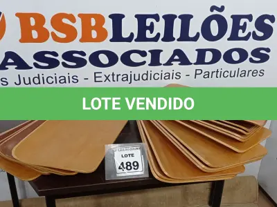 LOTE 489 - 20 PLACAS DE MADEIRAS. (NO ESTADO) ATENÇÃO! FAZER A VISITAÇÃO ANTES DE ARREMATAR, NÃO SABEMOS SE FUNCIONA, LEILÃO NÃO TEM GARANTIA E NEM DEVOLUÇÃO, SUJEITO A POSSÍVEIS AVARIAS VISÍVEIS/OCULTAS E/OU AUSÊNCIA DE COMPONENTES.