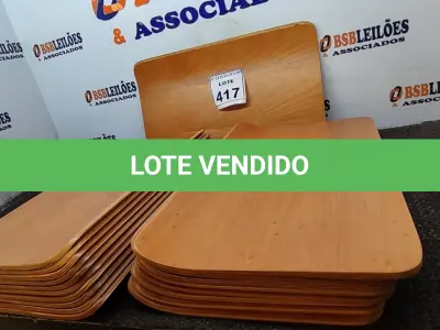 LOTE 417 - 20 PLACAS DE MADEIRAS. (NO ESTADO) ATENÇÃO! FAZER A VISITAÇÃO ANTES DE ARREMATAR, NÃO SABEMOS SE FUNCIONA, LEILÃO NÃO TEM GARANTIA E NEM DEVOLUÇÃO, SUJEITO A POSSÍVEIS AVARIAS VISÍVEIS/OCULTAS E/OU AUSÊNCIA DE COMPONENTES.