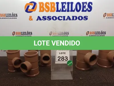 LOTE 283 - 04 CONEXÕES HIDRÁULICAS TÊ 85-60 E 02 TÊ 110-75 MARCA KRONA. (NO ESTADO) ATENÇÃO! FAZER A VISITAÇÃO ANTES DE ARREMATAR, NÃO SABEMOS SE FUNCIONA. LEILÃO NÃO TEM GARANTIA E NEM DEVOLUÇÃO, SUJEITO A POSSÍVEIS AVARIAS VISÍVEIS/OCULTAS E/OU AUSÊNCIA DE COMPONENTES.