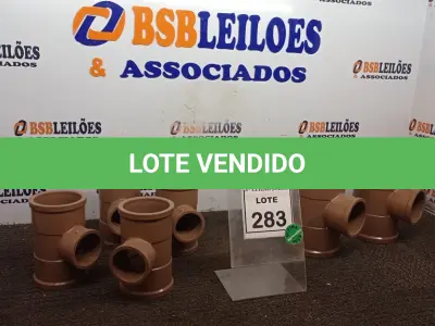 LOTE 283 - 04 CONEXÕES HIDRÁULICAS TÊ 85-60 E 02 TÊ 110-75 MARCA KRONA. (NO ESTADO) ATENÇÃO! FAZER A VISITAÇÃO ANTES DE ARREMATAR, NÃO SABEMOS SE FUNCIONA. LEILÃO NÃO TEM GARANTIA E NEM DEVOLUÇÃO, SUJEITO A POSSÍVEIS AVARIAS VISÍVEIS/OCULTAS E/OU AUSÊNCIA DE COMPONENTES.