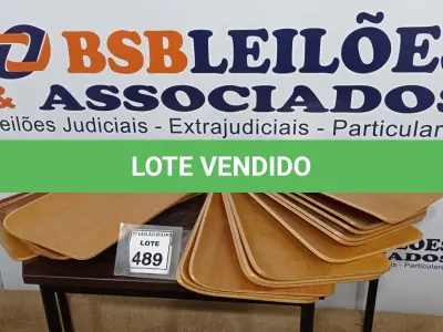 LOTE 489 - 20 PLACAS DE MADEIRAS. (NO ESTADO) ATENÇÃO! FAZER A VISITAÇÃO ANTES DE ARREMATAR, NÃO SABEMOS SE FUNCIONA, LEILÃO NÃO TEM GARANTIA E NEM DEVOLUÇÃO, SUJEITO A POSSÍVEIS AVARIAS VISÍVEIS/OCULTAS E/OU AUSÊNCIA DE COMPONENTES.
