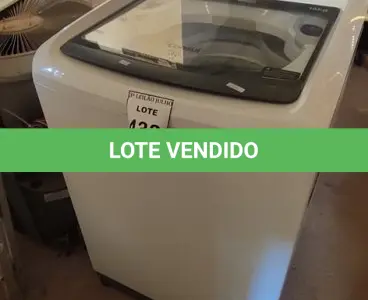 LOTE 433 - 01 MÁQUINA DE LAVAR 16KG 220V MARCA CONSUL. (NO ESTADO) ATENÇÃO! FAZER A VISITAÇÃO ANTES DE ARREMATAR, NÃO SABEMOS SE FUNCIONA, LEILÃO NÃO TEM GARANTIA E NEM DEVOLUÇÃO, SUJEITO A POSSÍVEIS AVARIAS VISÍVEIS/OCULTAS E/OU AUSÊNCIA DE COMPONENTES.