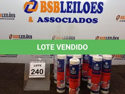 LOTE 522 - 15 BISNAGAS DE SILICONE ACÉTICO COM 250G MARCA POLY FORT. (NO ESTADO) ATENÇÃO! FAZER A VISITAÇÃO ANTES DE ARREMATAR, NÃO SABEMOS SE FUNCIONA, LEILÃO NÃO TEM GARANTIA E NEM DEVOLUÇÃO, SUJEITO A POSSÍVEIS AVARIAS VISÍVEIS/OCULTAS E/OU AUSÊNCIA DE COMPONENTES.