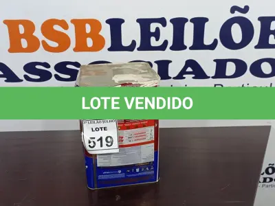 LOTE 519 - 01 LATA DE TINTA ACRÍLICA METALATEX SHERWIN-WILLIAMS 16L NA COR PALHA. (NO ESTADO) ATENÇÃO! FAZER A VISITAÇÃO ANTES DE ARREMATAR, NÃO SABEMOS SE FUNCIONA, LEILÃO NÃO TEM GARANTIA E NEM DEVOLUÇÃO, SUJEITO A POSSÍVEIS AVARIAS VISÍVEIS/OCULTAS E/OU AUSÊNCIA DE COMPONENTES.