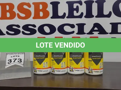 LOTE 373 - 04 GALÕES DE ADITIVO PARA ARGAMASSAS PLASTIFICANTE QUARTZOLIT DE 1L CADA MARCA WEBER. (NO ESTADO) ATENÇÃO! FAZER A VISITAÇÃO ANTES DE ARREMATAR, NÃO SABEMOS SE FUNCIONA. LEILÃO NÃO TEM GARANTIA E NEM DEVOLUÇÃO, SUJEITO A POSSÍVEIS AVARIAS VISÍVEIS/OCULTAS E/OU AUSÊNCIA DE COMPONENTES.