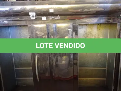 LOTE 246 - 01 GELADEIRA DE CARNES 2400 LTS. (NO ESTADO) ATENÇÃO! FAZER A VISITAÇÃO ANTES DE ARREMATAR, NÃO SABEMOS SE FUNCIONA, LEILÃO NÃO TEM GARANTIA E NEM DEVOLUÇÃO, SUJEITO A POSSÍVEIS AVARIAS VISÍVEIS/OCULTAS E/OU AUSÊNCIA DE COMPONENTES.