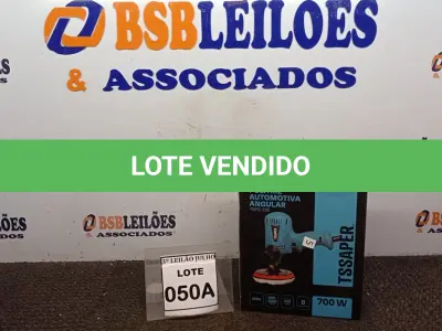 LOTE 050 - POLITRIZ AUTOMOTIVA ANGULAR  700W 6VELOCIDADES 600-4000RPM 220V COM PUNHO, CHAVE, DISCO E BOINA DE LÃ (NO ESTADO) ATENÇÃO! FAZER A VISITAÇÃO ANTES DE ARREMATAR, NÃO SABEMOS SE FUNCIONA, LEILÃO NÃO TEM GARANTIA E NEM DEVOLUÇÃO, SUJEITO A POSSÍVEIS AVARIAS VISÍVEIS/OCULTAS E/OU AUSÊNCIA DE COMPONENTES.