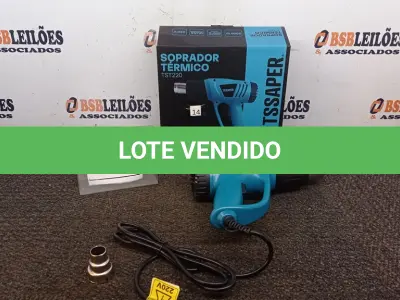 LOTE 150 - SOPRADOR TÉRMICO 220V DUAS VELOCIDADES 1BICO 2000W (NO ESTADO) ATENÇÃO! FAZER A VISITAÇÃO ANTES DE ARREMATAR, NÃO SABEMOS SE FUNCIONA, LEILÃO NÃO TEM GARANTIA E NEM DEVOLUÇÃO, SUJEITO A POSSÍVEIS AVARIAS VISÍVEIS/OCULTAS E/OU AUSÊNCIA DE COMPONENTES.