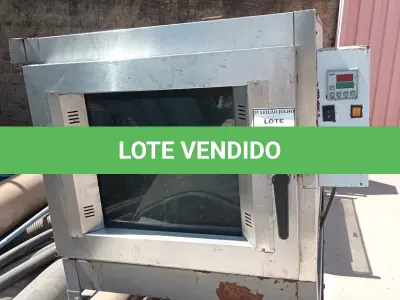 LOTE 371 - 01 FORNO INDUSTRIAL PARA PADARIA A GÁS. (NO ESTADO) ATENÇÃO! FAZER A VISITAÇÃO ANTES DE ARREMATAR, NÃO SABEMOS SE FUNCIONA, LEILÃO NÃO TEM GARANTIA E NEM DEVOLUÇÃO, SUJEITO A POSSÍVEIS AVARIAS VISÍVEIS/OCULTAS E/OU AUSÊNCIA DE COMPONENTES.