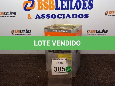 LOTE 305 - 01 LATA DE TEXTURATTO PREMIUM 28KG COR EFEITO BRILHO DOCE DE LEITE MARCA SUVINIL. (NO ESTADO) ATENÇÃO! FAZER A VISITAÇÃO ANTES DE ARREMATAR, NÃO SABEMOS SE FUNCIONA, LEILÃO NÃO TEM GARANTIA E NEM DEVOLUÇÃO, SUJEITO A POSSÍVEIS AVARIAS VISÍVEIS/OCULTAS E/OU AUSÊNCIA DE COMPONENTES.