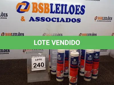 LOTE 522 - 15 BISNAGAS DE SILICONE ACÉTICO COM 250G MARCA POLY FORT. (NO ESTADO) ATENÇÃO! FAZER A VISITAÇÃO ANTES DE ARREMATAR, NÃO SABEMOS SE FUNCIONA, LEILÃO NÃO TEM GARANTIA E NEM DEVOLUÇÃO, SUJEITO A POSSÍVEIS AVARIAS VISÍVEIS/OCULTAS E/OU AUSÊNCIA DE COMPONENTES.