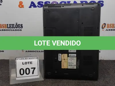 LOTE 007 - 01 NOTEBOOK MARCA IATUTEC. (NO ESTADO) ATENÇÃO! FAZER A VISITAÇÃO ANTES DE ARREMATAR, NÃO SABEMOS SE FUNCIONA. LEILÃO NÃO TEM GARANTIA E NEM DEVOLUÇÃO, SUJEITO A POSSÍVEIS AVARIAS VISÍVEIS/OCULTAS E/OU AUSÊNCIA DE COMPONENTES.