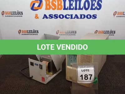 LOTE 187 - 01 NOBREAK E 01 FONTE DE ENERGIA. (NO ESTADO) ATENÇÃO! FAZER A VISITAÇÃO ANTES DE ARREMATAR, NÃO SABEMOS SE FUNCIONA. LEILÃO NÃO TEM GARANTIA E NEM DEVOLUÇÃO, SUJEITO A POSSÍVEIS AVARIAS VISÍVEIS/OCULTAS E/OU AUSÊNCIA DE COMPONENTES.