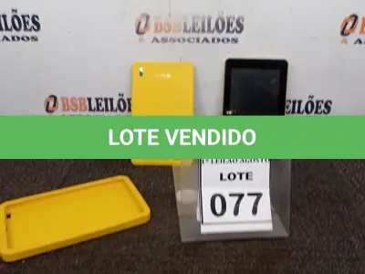 LOTE 077 - 02 TABLETS MARCA CCE. (NO ESTADO) ATENÇÃO! FAZER A VISITAÇÃO ANTES DE ARREMATAR, NÃO SABEMOS SE FUNCIONA. LEILÃO NÃO TEM GARANTIA E NEM DEVOLUÇÃO, SUJEITO A POSSÍVEIS AVARIAS VISÍVEIS/OCULTAS E/OU AUSÊNCIA DE COMPONENTES.