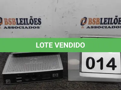 LOTE 014 - 02 MINIS PC MARCA HP. (NO ESTADO) ATENÇÃO! FAZER A VISITAÇÃO ANTES DE ARREMATAR, NÃO SABEMOS SE FUNCIONA. LEILÃO NÃO TEM GARANTIA E NEM DEVOLUÇÃO, SUJEITO A POSSÍVEIS AVARIAS VISÍVEIS/OCULTAS E/OU AUSÊNCIA DE COMPONENTES.