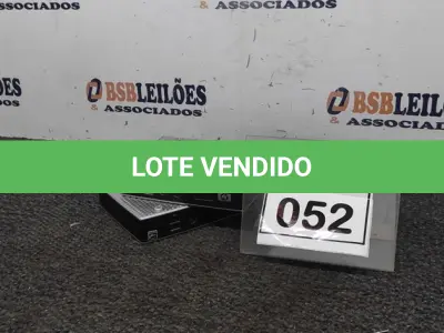 LOTE 052 - 02 MINIS PC MARCA HP. (NO ESTADO) ATENÇÃO! FAZER A VISITAÇÃO ANTES DE ARREMATAR, NÃO SABEMOS SE FUNCIONA. LEILÃO NÃO TEM GARANTIA E NEM DEVOLUÇÃO, SUJEITO A POSSÍVEIS AVARIAS VISÍVEIS/OCULTAS E/OU AUSÊNCIA DE COMPONENTES.